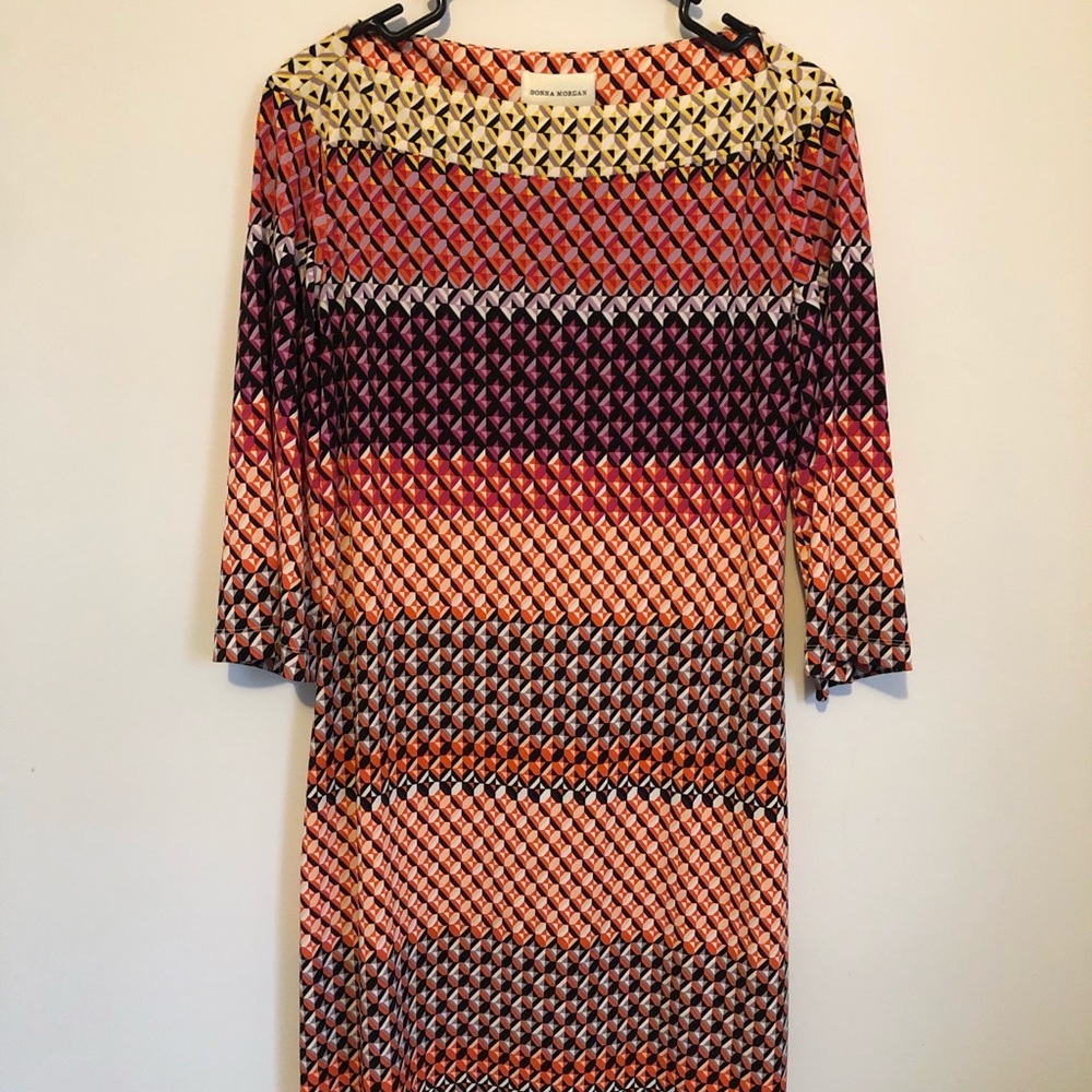 Donna Morgan Print MIDI Dress
